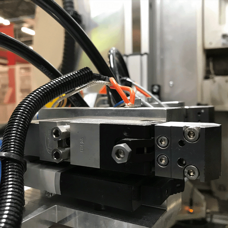 Zo testten we de TTEPS-HPS-kantenspuitmachine bij AkzoNobel in de VS. 6 Close up tteps nozzle Close up tteps nozzle