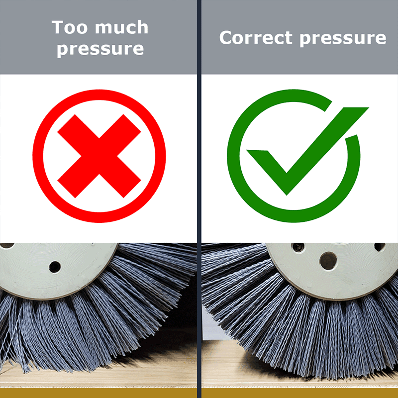 Die Schneidkante einer Bürste verstehen 2 Pressure brushes Pressure brushes