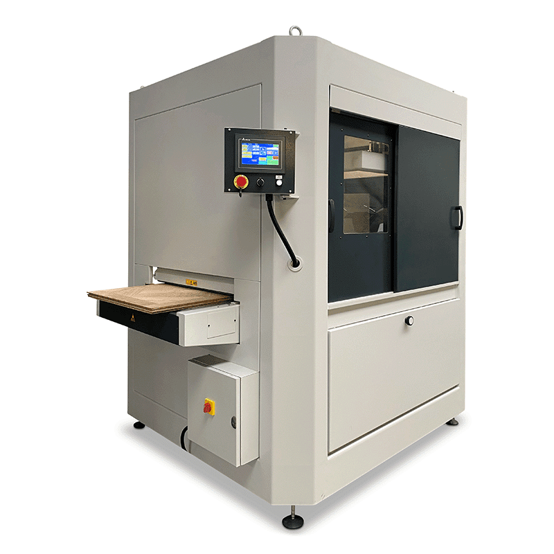 Rotor brushing machine