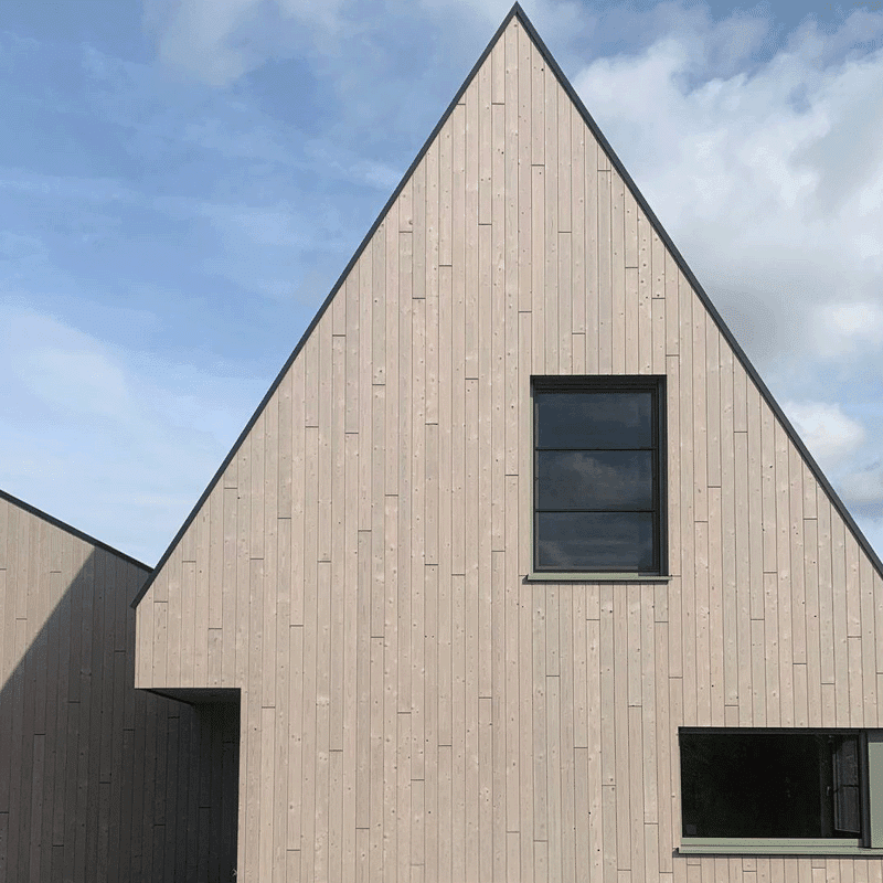 Adding value to wood 9 Thermal-spruce-exterior-house
