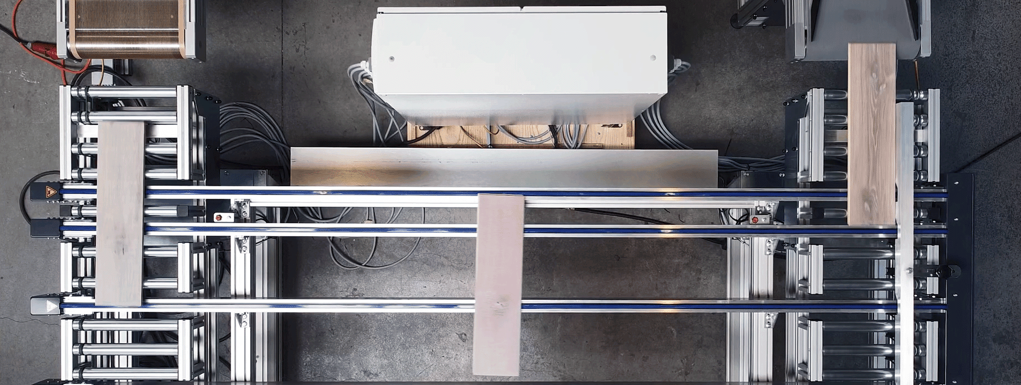 Two step production line header Two step production line header