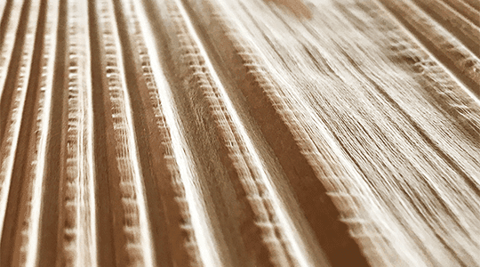 Footer brushed cladding wood Footer brushed cladding wood