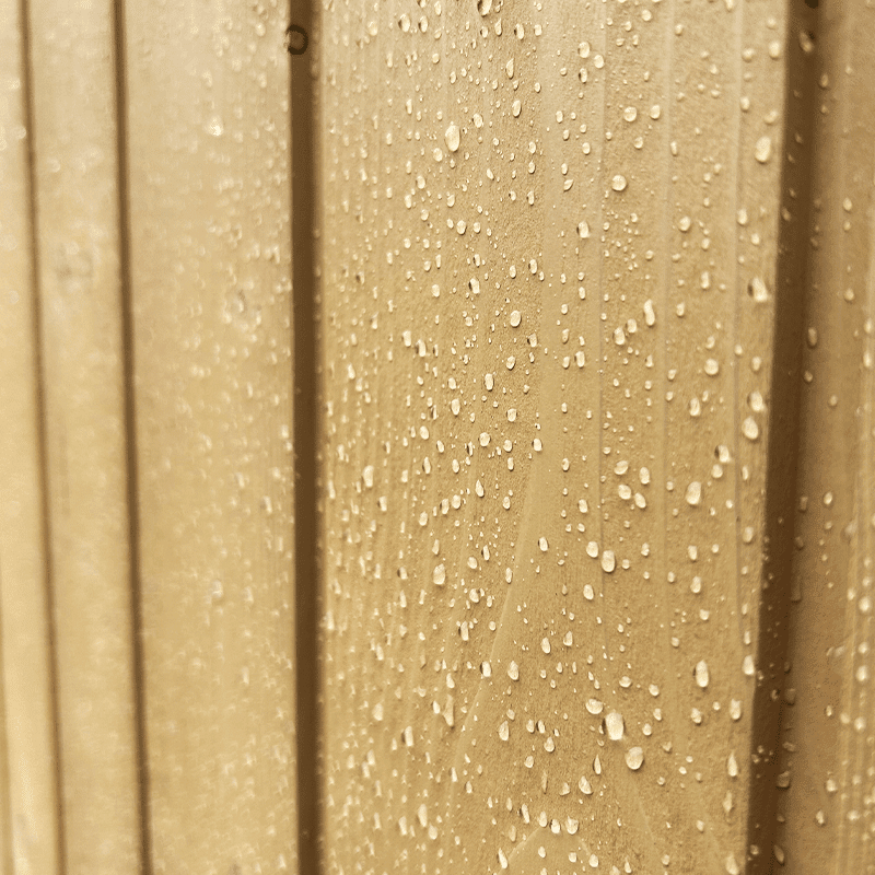 Exterior wood raindrops Exterior wood raindrops